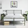 VidaXL Bedside Tables 2 Pcs Black Olive Green 34.5x39x62 Cm Steel, Cabinet, Bedroom Furniture, Stand of 841772