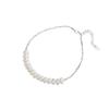 Natural Freshwater Pearl & Sterling Silver Women's Bracelet - Trendy S925 Design