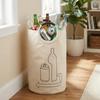 Large Capacity Bottle Collector Bag Oxford Cloth Recycling Bin Bag Dirty Clothes Basket  Office