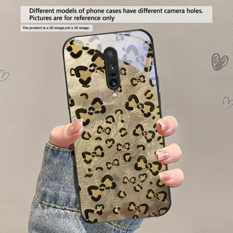 Abstract Leopard Print For OnePlus Ace 2 3 2V 5 Pro Nord CE 2T 2 3 Lite N20 N30 6 7T 8 8T 9 10 Pro 11R 12R 13R Glass Phone Case
