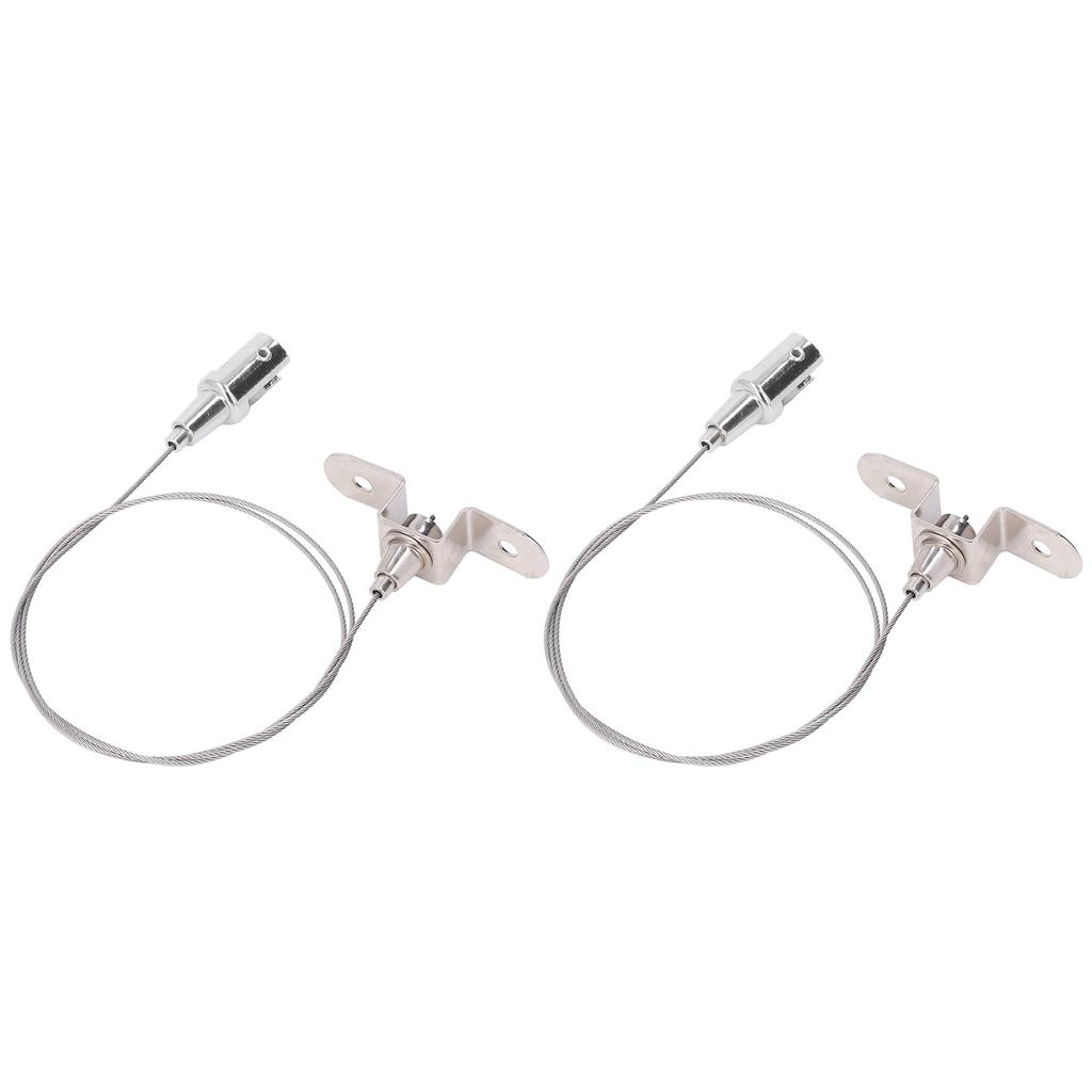 90cm Picture Hanging Wire 30kg Load Adjustable Stainless Steel Hanging Rope for Photo Frames Lamps