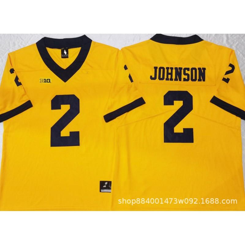 Michigan Wolverines College Football Jersey Mens Cotton Blend Embroidered Team Uniform Rugby Sports Fans