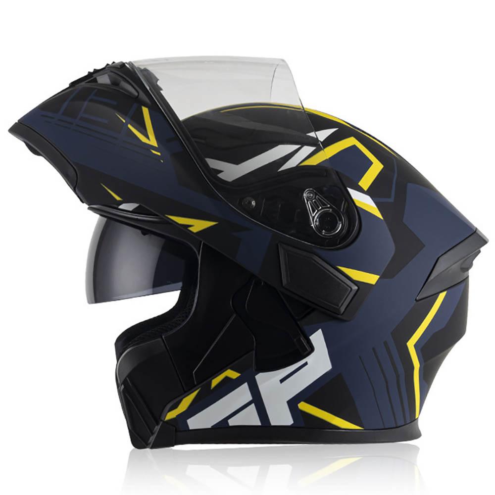 Cască Motocicletă Cască Motocicletă Full Face Accesorii Motocicletă Bărbați Și Femei Impermeabilă Protecție Solară Cască Certificată DOT