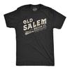 Old Salem Broom Co. T-Shirt, Vintage Halloween Witch Shirt