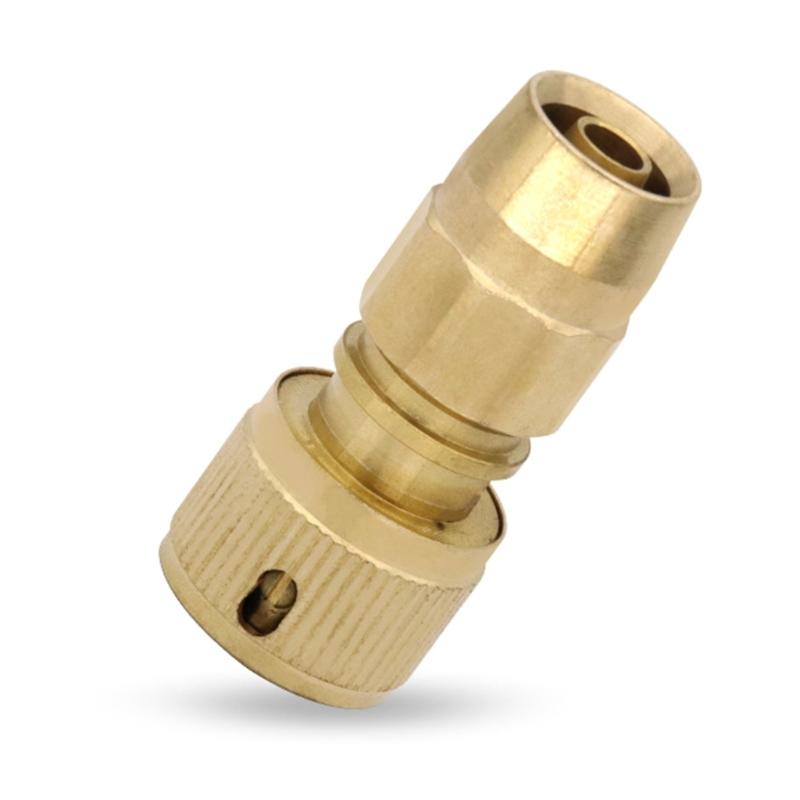 Connettore Telescopico in Ottone da 3/8 di Pollice Connettori per Tubi dell'Acqua Espandibili Retrattili Raccordi di Collegamento per Lavaggio Auto