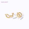 2 Sizes 18K Gold Plated Brass Pearl Enhancer Clips Pendant For Jewelry Making Supplies DIY Necklace Bracelet  Bail Connector