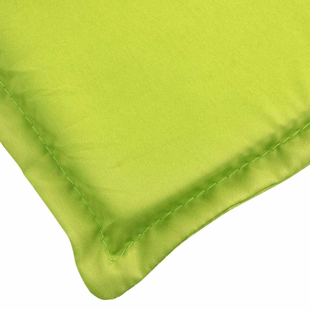 Sun Lounger Cushion Light Green 186x58x4 Cm Oxford Fabric