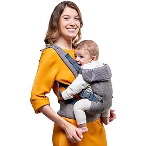 Porte Bébé Physiologique You+Me 4-en-1 - Face Au Monde Et Face À Soi - Gris - Polyester - 3,5 À 14,5 Kg