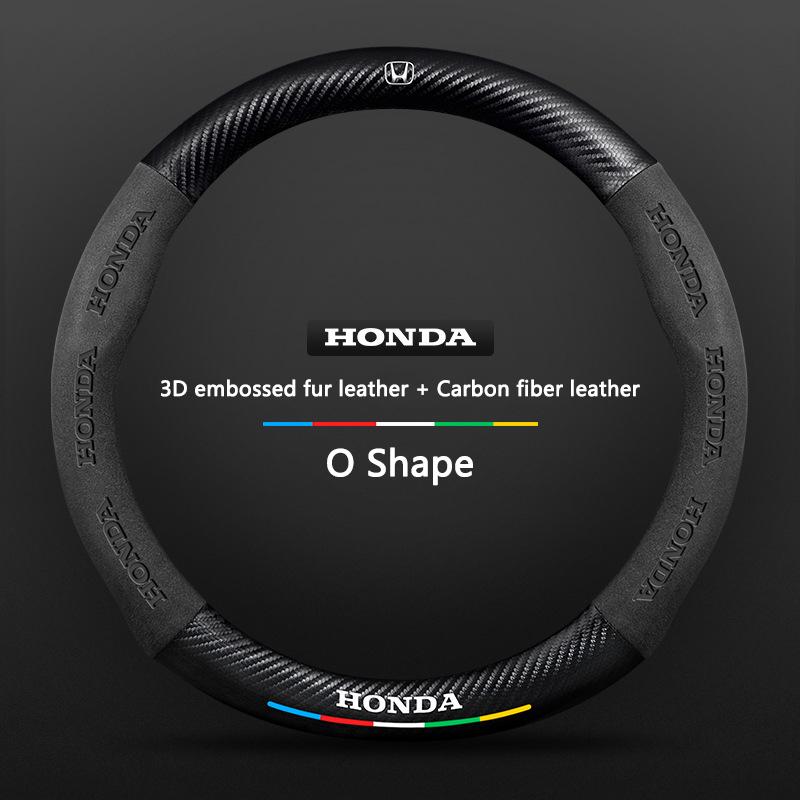 

3D Car Steering Wheel Emblem Sticker Accessories For Honda Civic FIT Accord Prelude CRV 5th City CRZ CRX Jazz HRV Pilot Odyssey 1pc