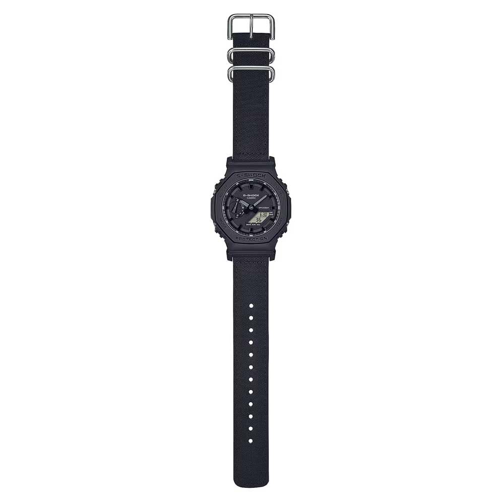 Casio Relógio de Quartzo Analógico Digital Unissex com Pulseira de Tecido Preto Tamanho Único Um GA-2100BCE-1AER Desportivo, Preto, Tamanho, Desportivo.