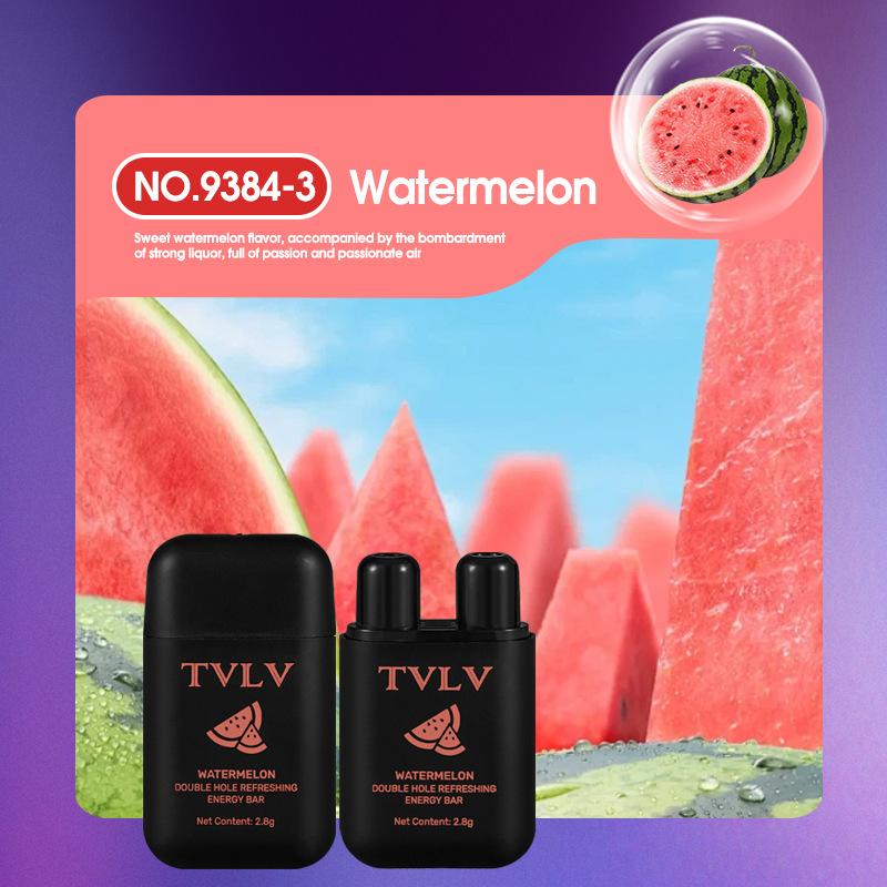 Mints/Lemon/Mango/Watermelon Energy Stick Double Hole Energizing Energy Bar Aromatherapy Nasal Inhaler Energy Vapors Stick