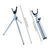 Fishing Tripod Stand Fishing Pole Tripod Bracket Aluminum Alloy Portable Folding Fishing Rod Tripod Stand For Ice Fishing