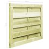Garden Gate Pressure Treated Pine Wood 100 x 75 cm Green