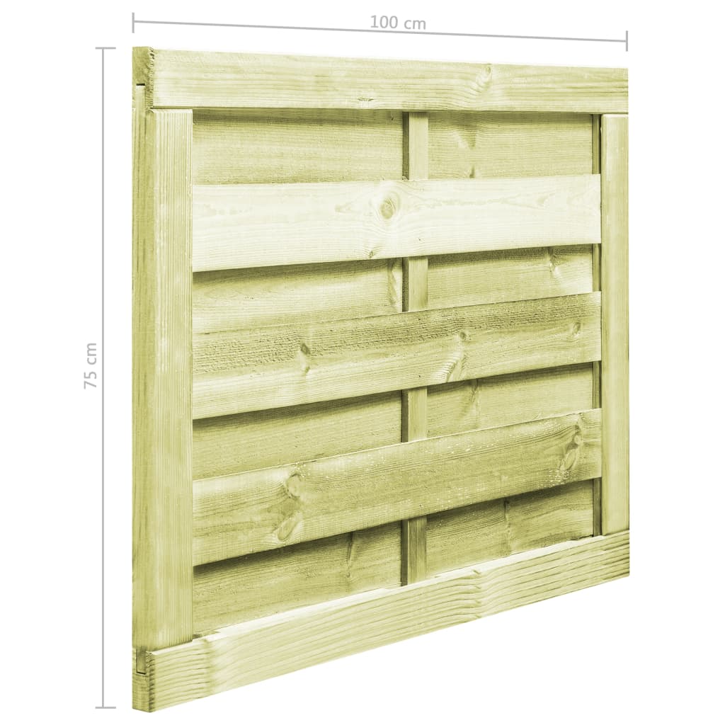 Garden Gate Pressure Treated Pine Wood 100 x 75 cm Green