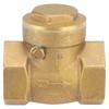 Golden Brass One Way Female Thread Swing Check Valve  Brass Check Valve Parts (DN15)