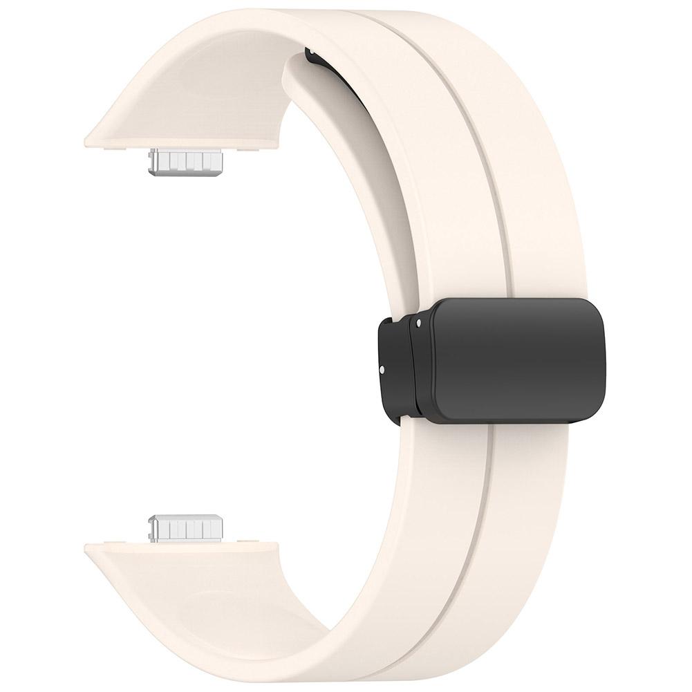Silicone Strap Band Magnetic Folding Buckle Sports Watchband Women Men Watch Strap Replacement for Huawei Watch Fit 3