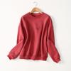 Whole Transaction Goods Fashion All-Match Alphabet plus Velvet Sweatshirt Women's Autumn and Winter Thickening Pullover Cotton Fleece Shirt Tops