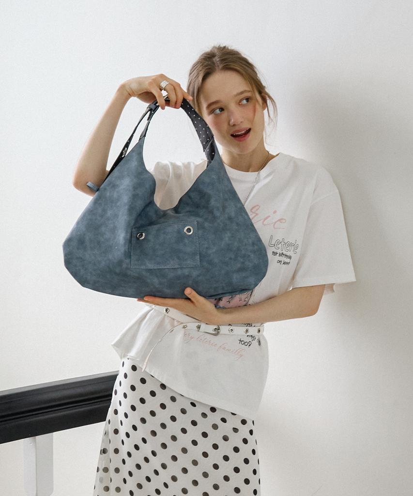 Leterie Buckle Reversible Shoulder Bag_4Color