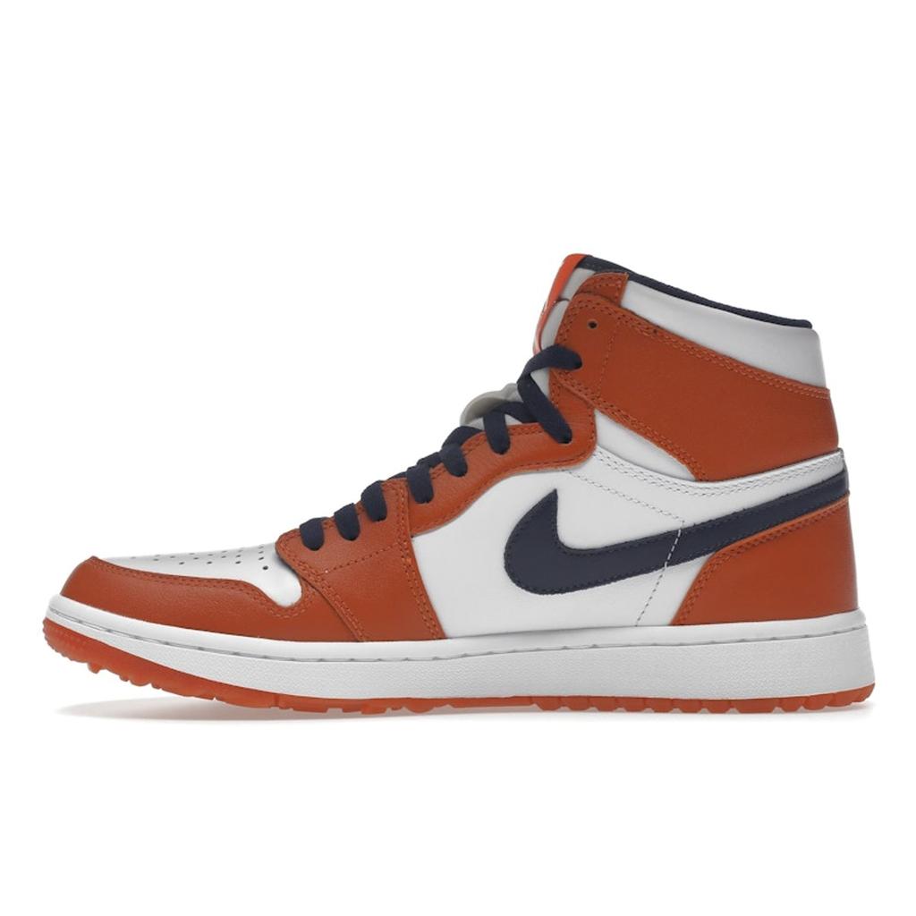 Eastside Golf X Air Jordan 1 High Golf Out the Mud Unisex Sneakers Orange Burnt-Sunrise White DZ4523-800