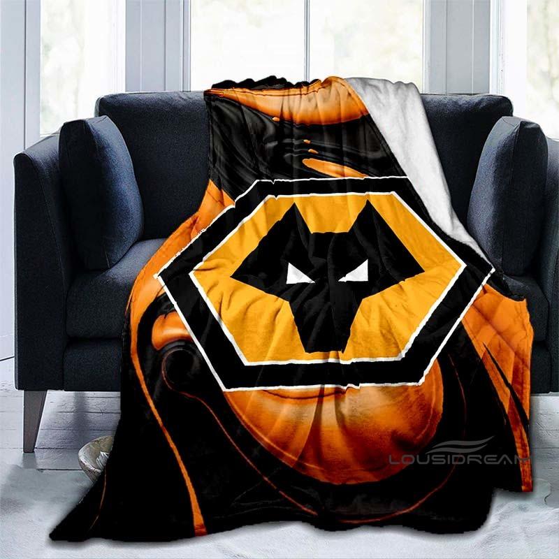 Customizable Wolf 3D Printed Sofa Blanket Living Room Bedroom Study Shawl Super Soft Warm Blanket Birthday Gift