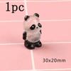 1-10pcs Glowing Panda Mini Figurines Miniature Panda Micro Landscape Ornament Glowing In Dark Miniature Flower Potted Decor