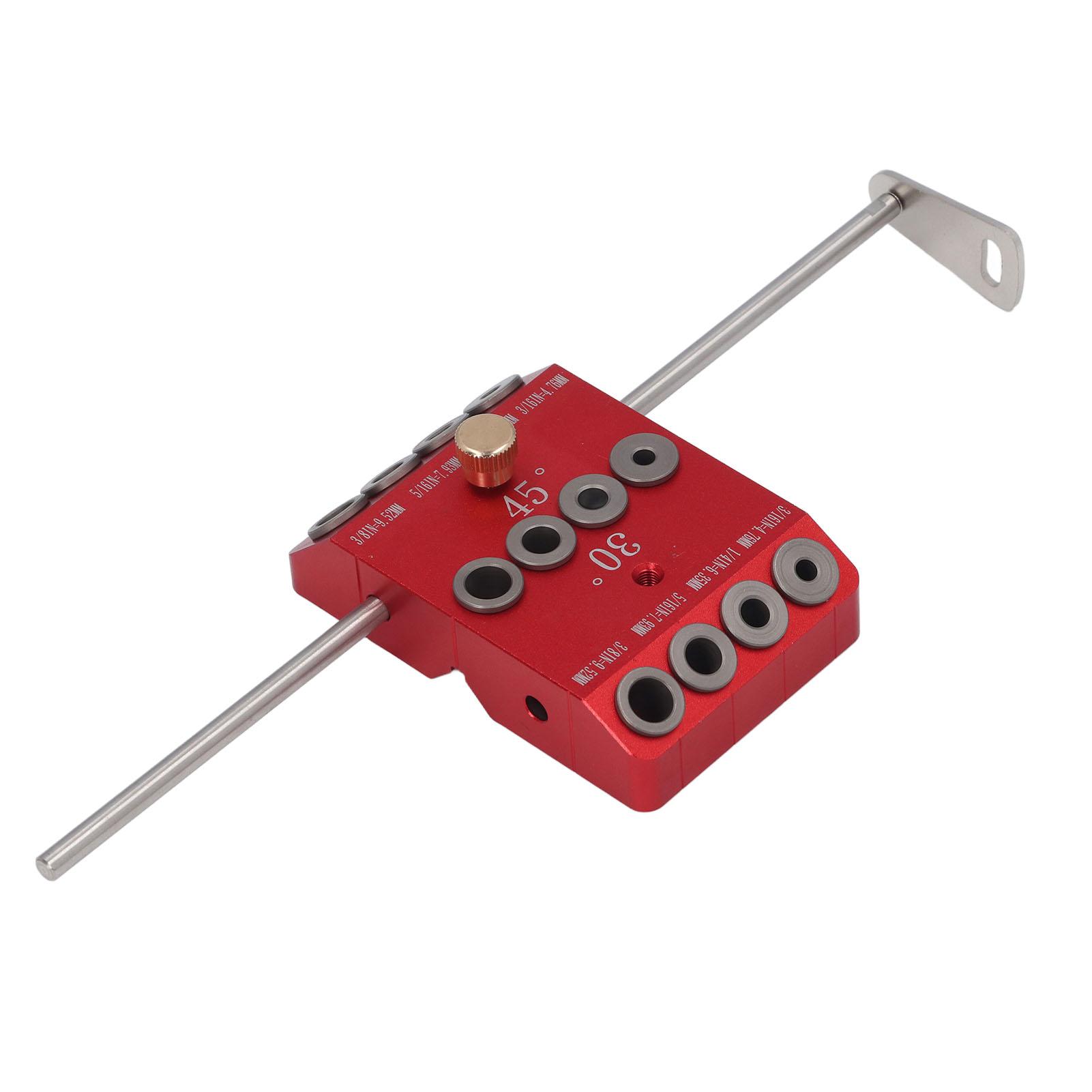 

Шаблон для сверления отверстий под углом 30 45 90 градусов, локатор со съемным сверлом