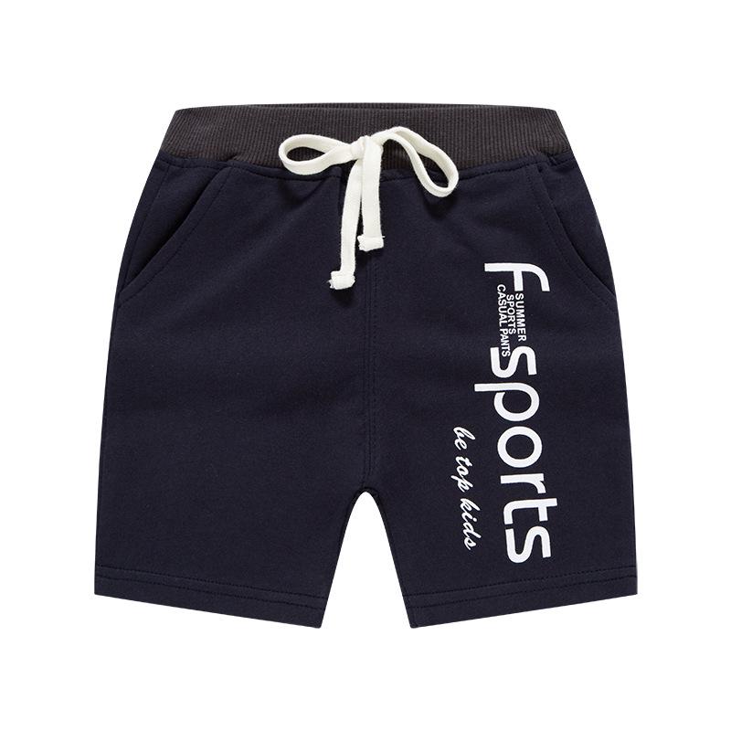 2026 New Summer Korean Style Boys' Letter Print Shorts