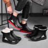 New Rain Shoessize Medium and Simple Waterproof Bundle Extra Large Size Men's and Women's Medium Warm Waterproof Velvet Removable Nonslip Boots