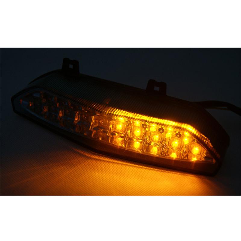 waase For Kawasaki GTR1400 Concours 14 2008 2009 2010 2011 2012 2013-2015 Tail Light Brake Turn Signals Integrated LED Light