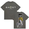 2026 Gioco Giapponese Ghost of Yotei Grafica Cotone Camicia Uomo Stile Ukiyoe Girocollo Manica Corta Moda Donna T-shirt