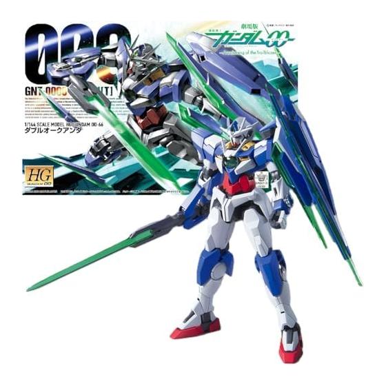 [HG] GNT-0000 Double O Quanta Movie Mobile Suit Gundam 00 -A wakening of the Trailblazer- 1/144 scale color-coded plastic model