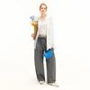 unifree Loose Fit Casual Pants with Flip Waistband