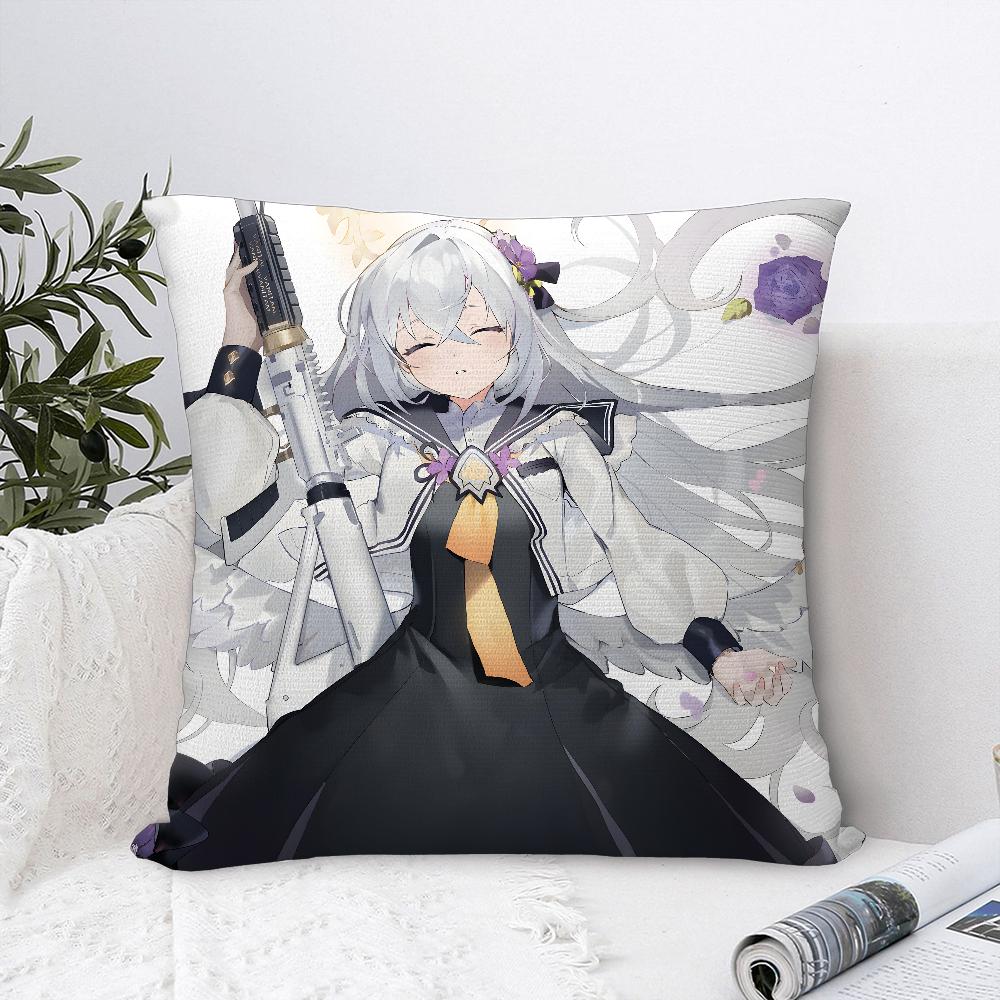 B-Blue Archive Anime Pillow Case Sofa Decorative Home Double-sided Print Plush Square Throw Pillow Covers Cushion Decor Cover