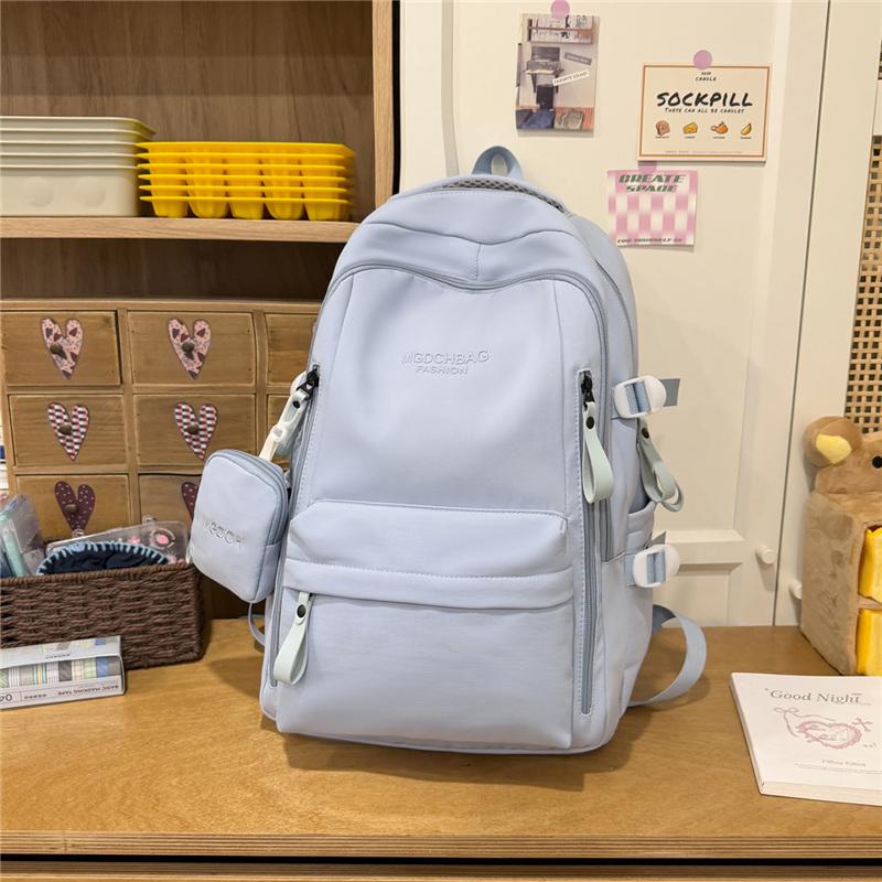 Women's Large Capacity Backpack Student's Lightweight Schoolbag