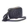 742360_1IV0G_1000 Shoulder Bag Black Leather Women