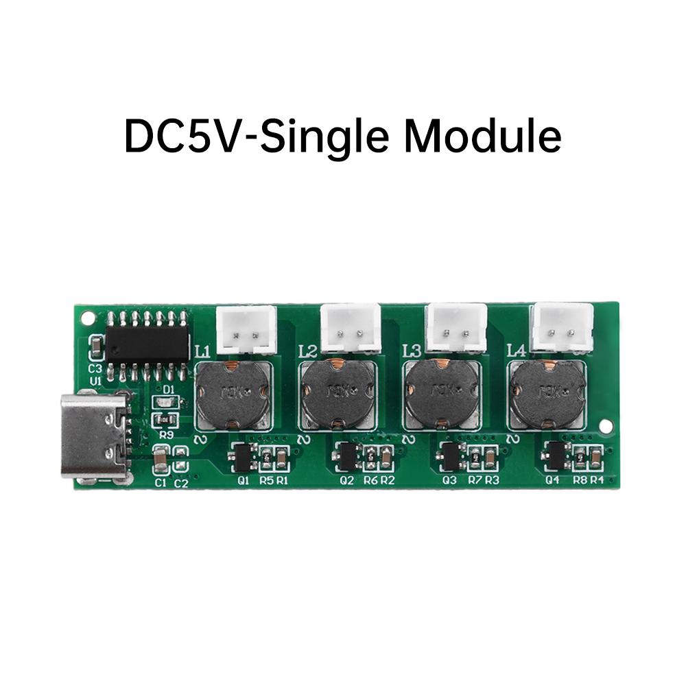 Type-C USB Mini Humidifier DIY Kits Mist Maker and Driver Circuit Board 4 Fogger Atomization Film Atomizer Sheet Oscillating