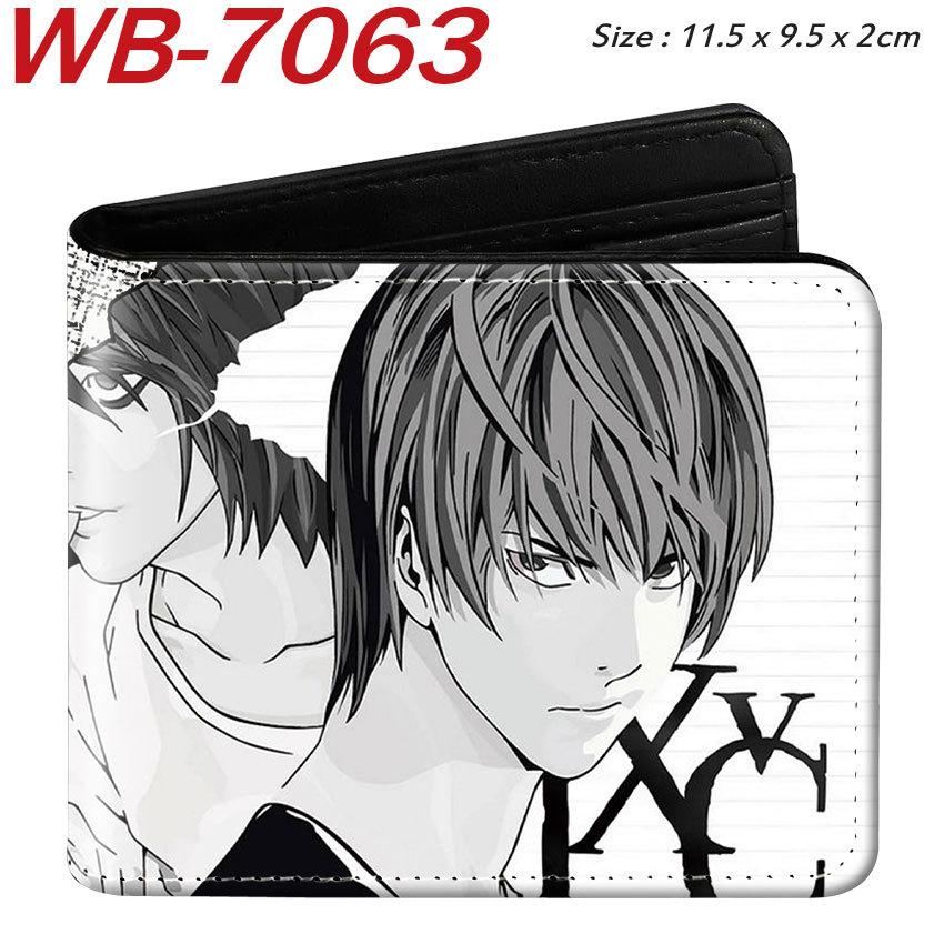Death Note Geldbörse Anime Vollfarbdruck Kurz Faltbar Kartenhalter Unisex Münzbörse 1 Stück