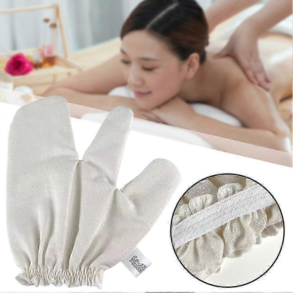 Garshana Gloves, Ayurvedic Silk Exfoliating Dry Brushing Massaging Mitts for Women