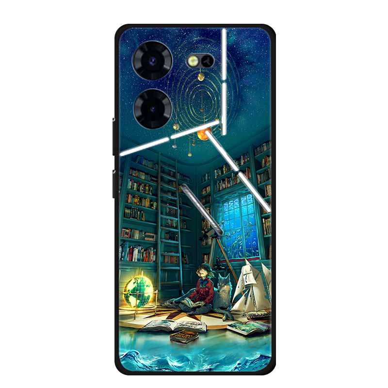 Luxury Case For Tecno Pova 5 Pro 5G TPU Soft Silicone Back Cover for Tecno Pova5 Pro 2023 LH8n Phone Cases Cute 6.78" New etui