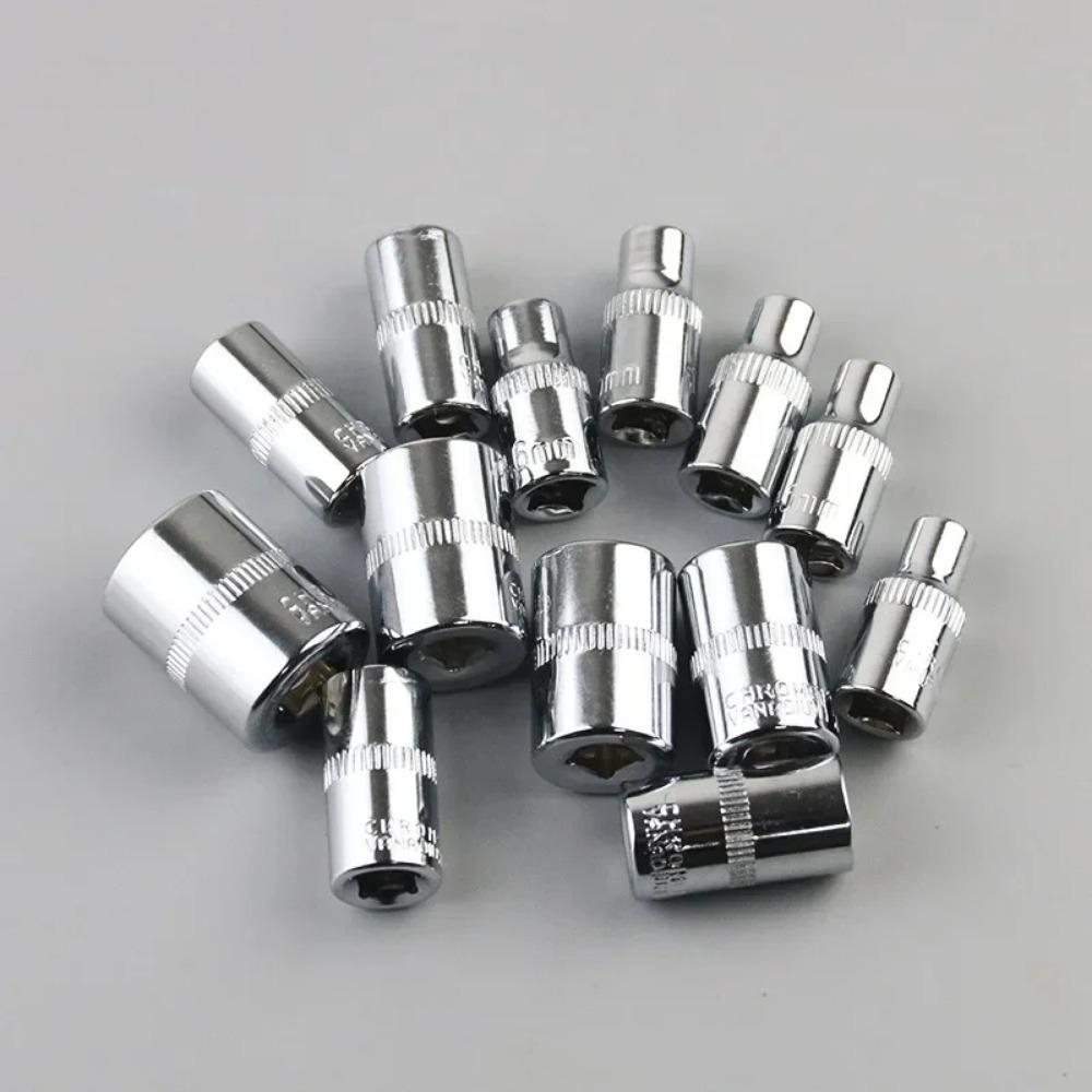 1 set de instrumente noi pentru repararea mașinii, 46/53 bucăți/set, set de prize de 1/4 inch, instrument de reparație auto, cheie dinamometrică cu clichet, set combinat de instrumente pentru repararea auto