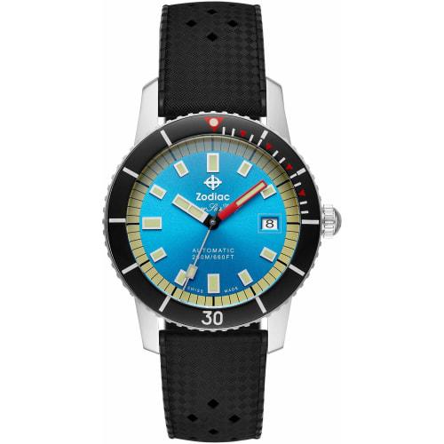 

Zodiac Super Sea Wolf 53 Compression Watch ZO9275 Men s, Officially Imported, Black