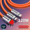 120W Super Fast Charging 3-in-1 Data Cable for Apple, Android, Huawei, and Type-C Devices