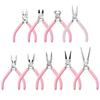 9 In 1 Jewelry Pliers Set Needle Nose Pliers Diagonal Round Nose Pliers for Crafting Jewellery Art Project for Repair