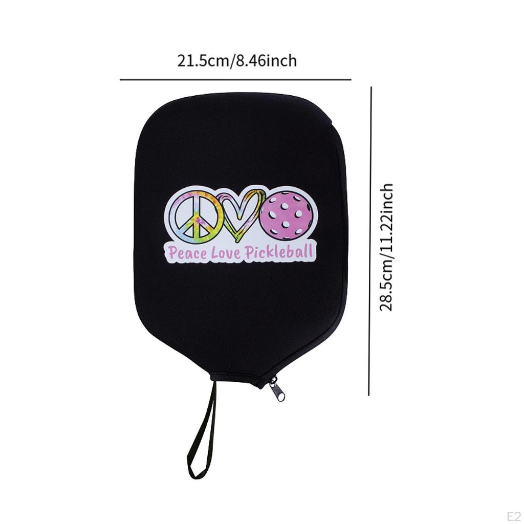 Cover-Pagaye To Pickleball Snowshoe Sleeve In Neoprene Protect Your Paddle Bag with A Dust Test