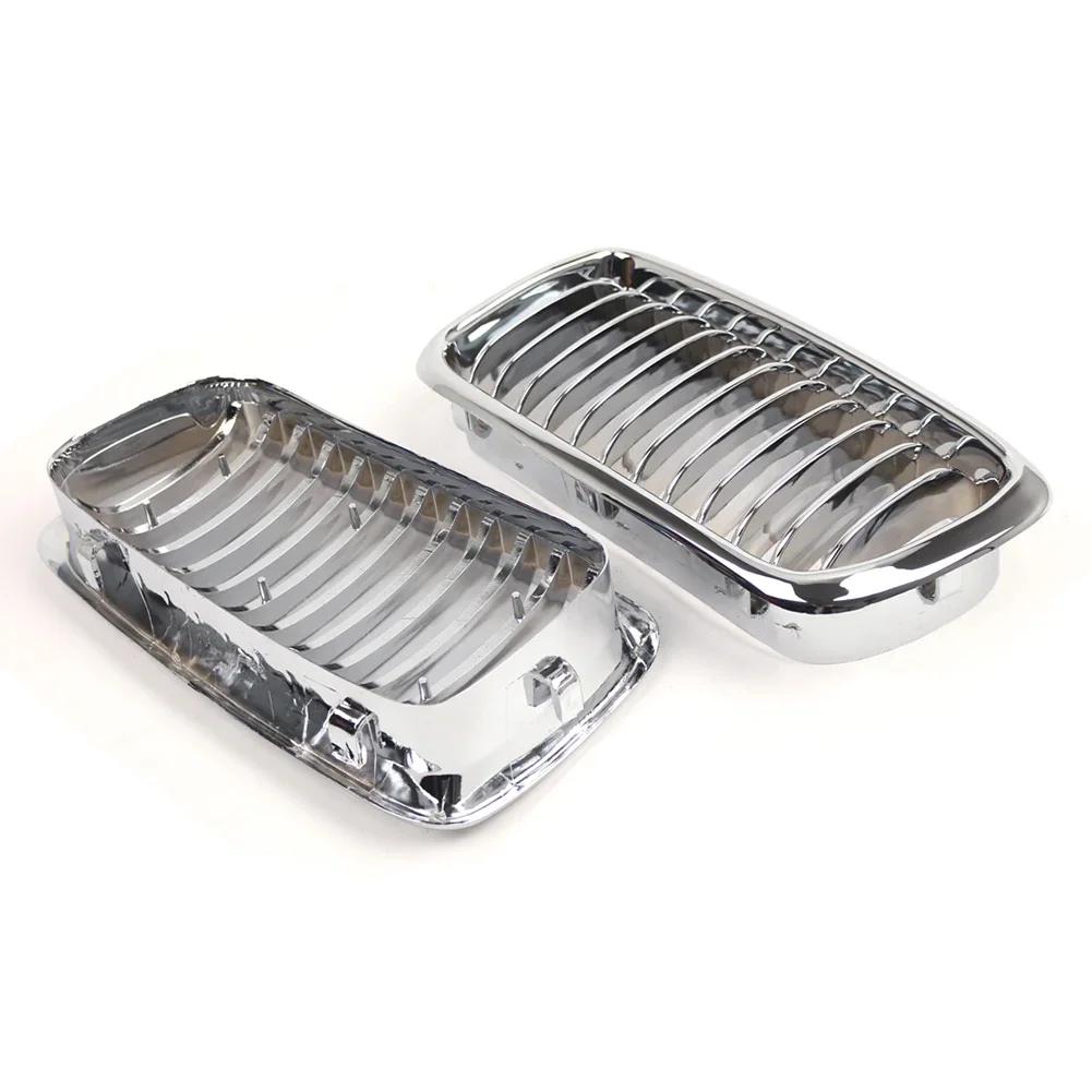 2X 51138125811 51138125812 51138231593 FOR BMW 7SERIES E38 1994-1998 CAR FRONT BUMPER UPPER RADIATOR GRILLES L+R Exterior Part