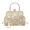 Handbag Women Fabric Embroidered Tassel Chain Strap Daily Party