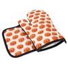 Microwave Oven Heat Insulation Gloves Halloween Pattern High Temperature Resistant Thickened Kitchen Gloves Anti-Scald Gloves