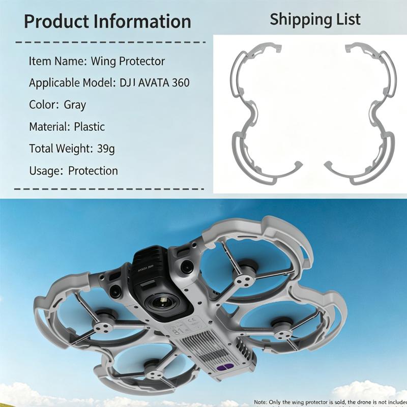Propeller Guard Bumper for Dji Avata 161 Impact Protectors Anti-collision Bumpers Propeller Protection Guard Drone Accessories