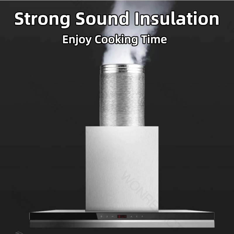 Flexible Dryer Vent Exhaust Duct Hose Aluminum Foil Ducting Kit Insulated Air Ducting Ventilation Collapsible Air Exhaust Pipe