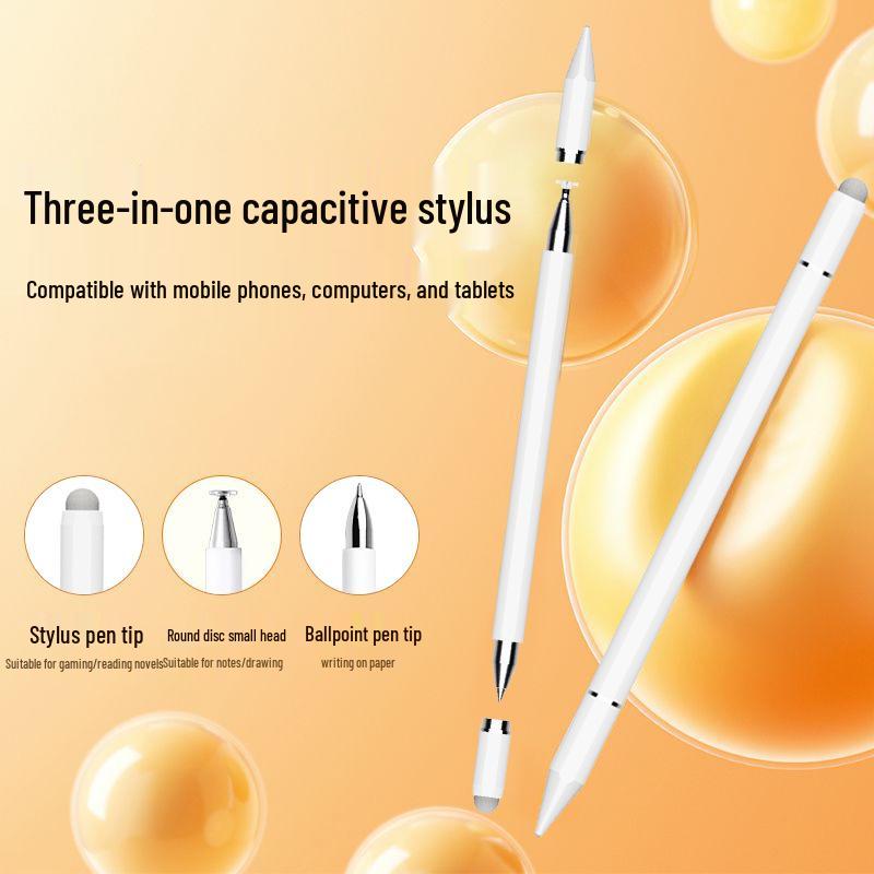 3-in-1 Universal Magnetic Stylus Pen for Mobile Phones & Tablets - Drawing & Handwriting Capacitive Touch